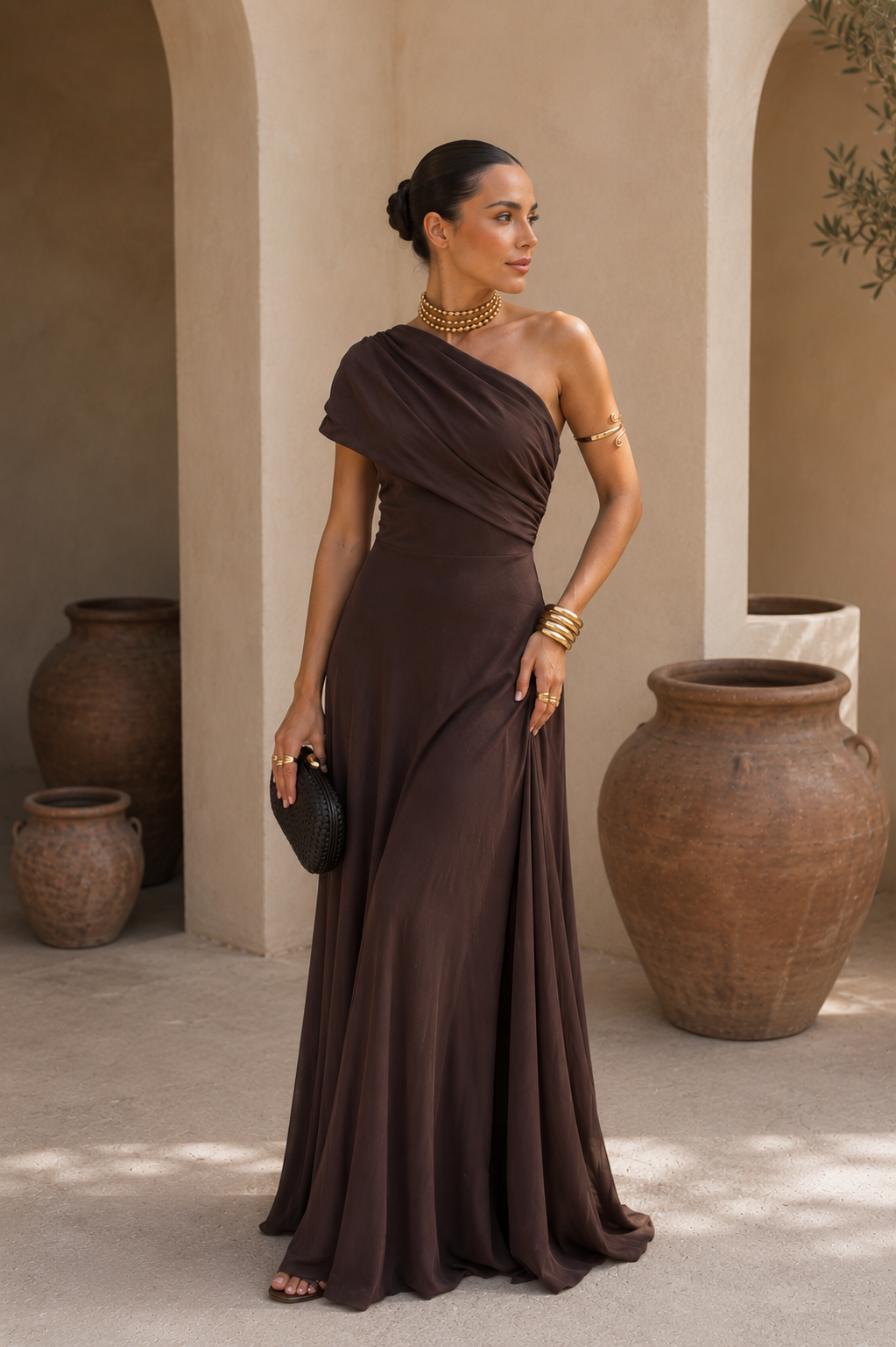 Toledo Marrón Valmont — Vestido | Colección Marrakech