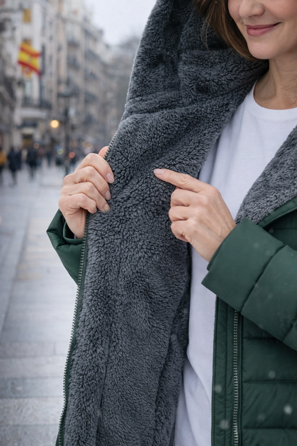 Clara Valmont — Abrigo Acolchado Forro Polar Luxe | LIQUIDACIÓN 70%