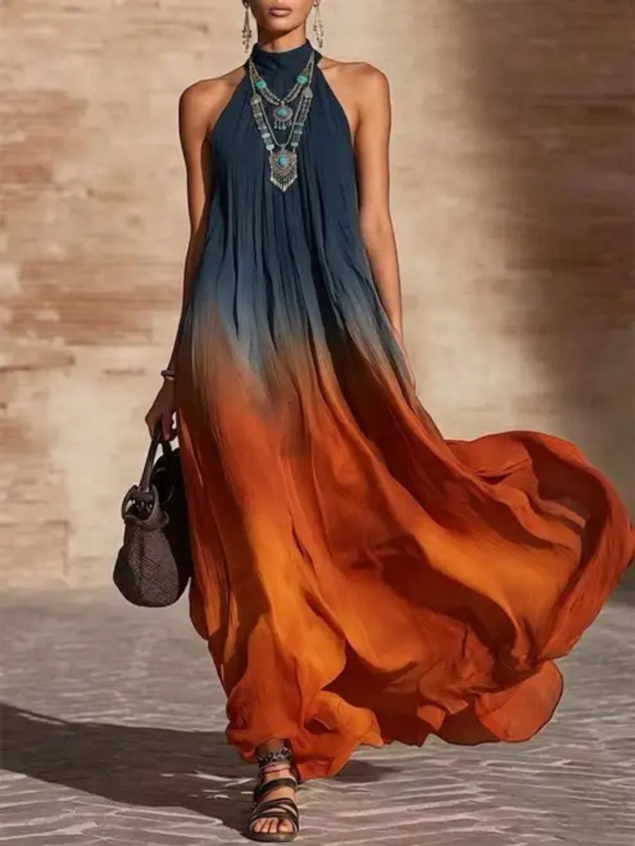 Paula | Vestido Largo - Modelo Halter