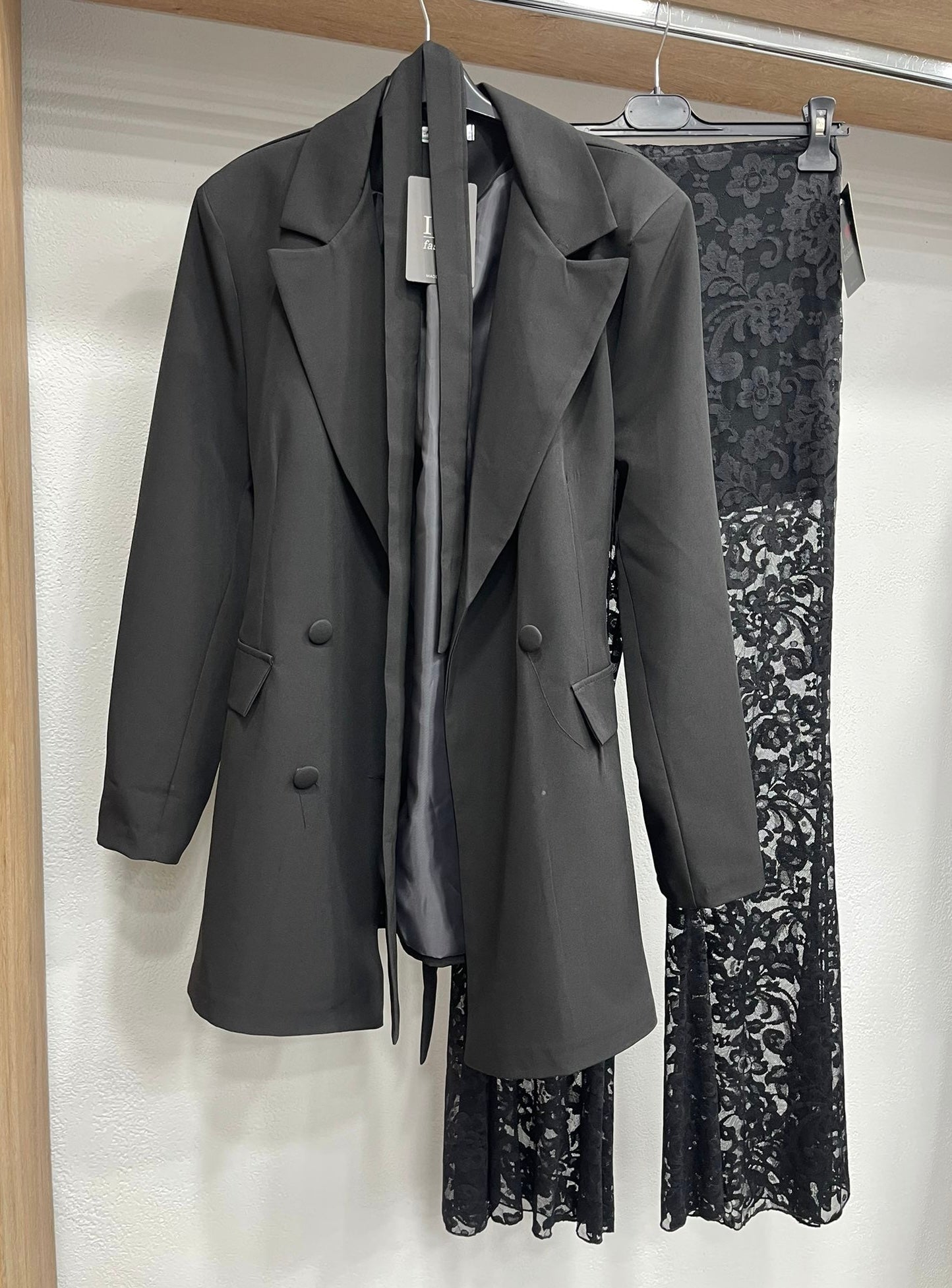 Velara Lace Valmont — Conjunto Blazer & Palazzo de Encaje | Haute Dentelle