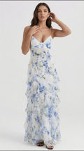 Noemi Valmont — Vestido Maxi Tirantes Espagueti Floral | Primavera 2026
