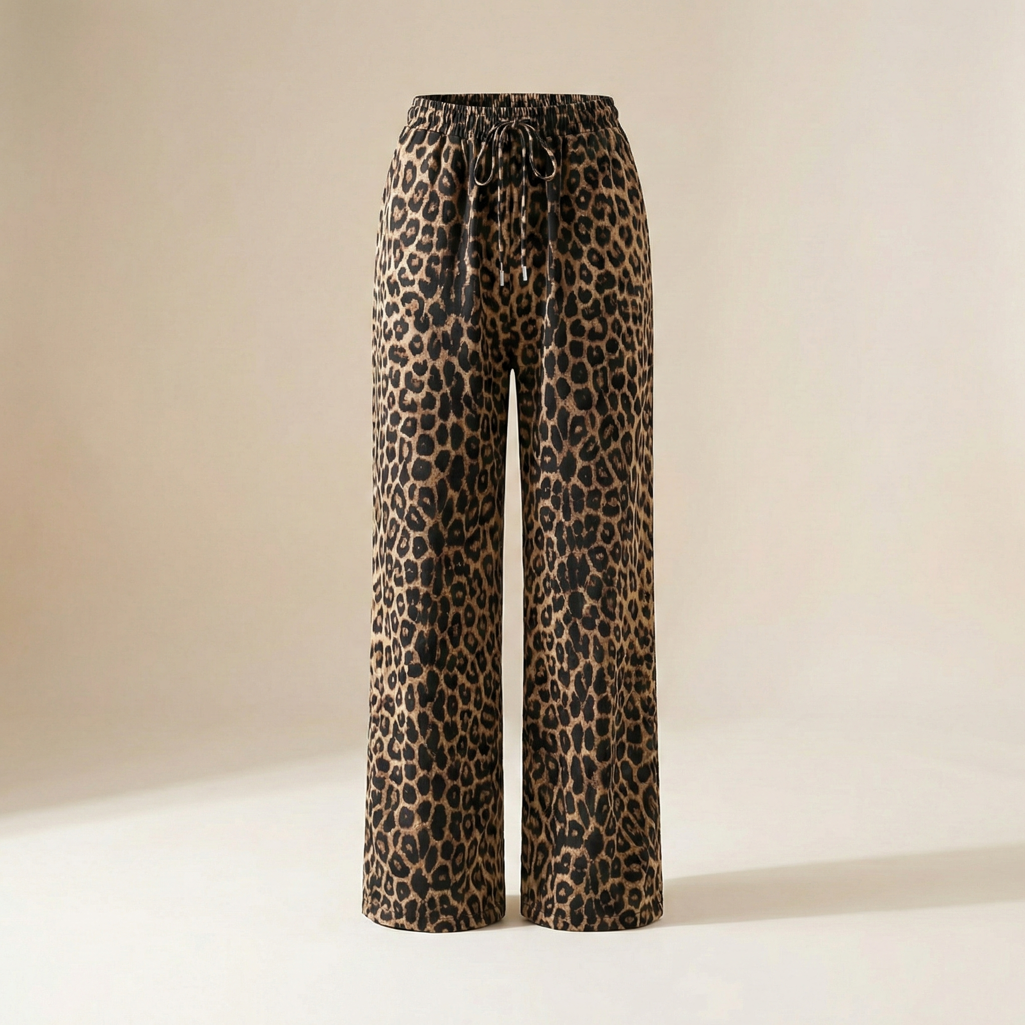 Léopard Valmont — Pantalón Casual Cintura Alta Leopardo | Audacia Felina