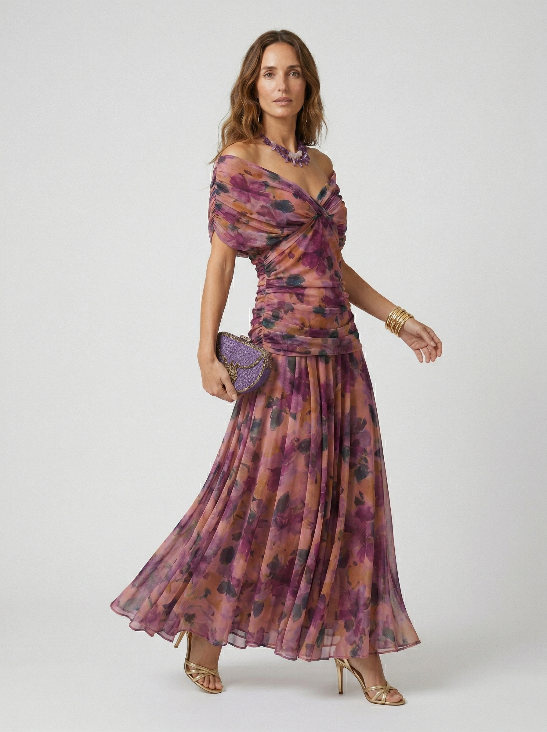 Nora Valmont — Vestido Largo Escote en V Edición Limitada | Sevilla