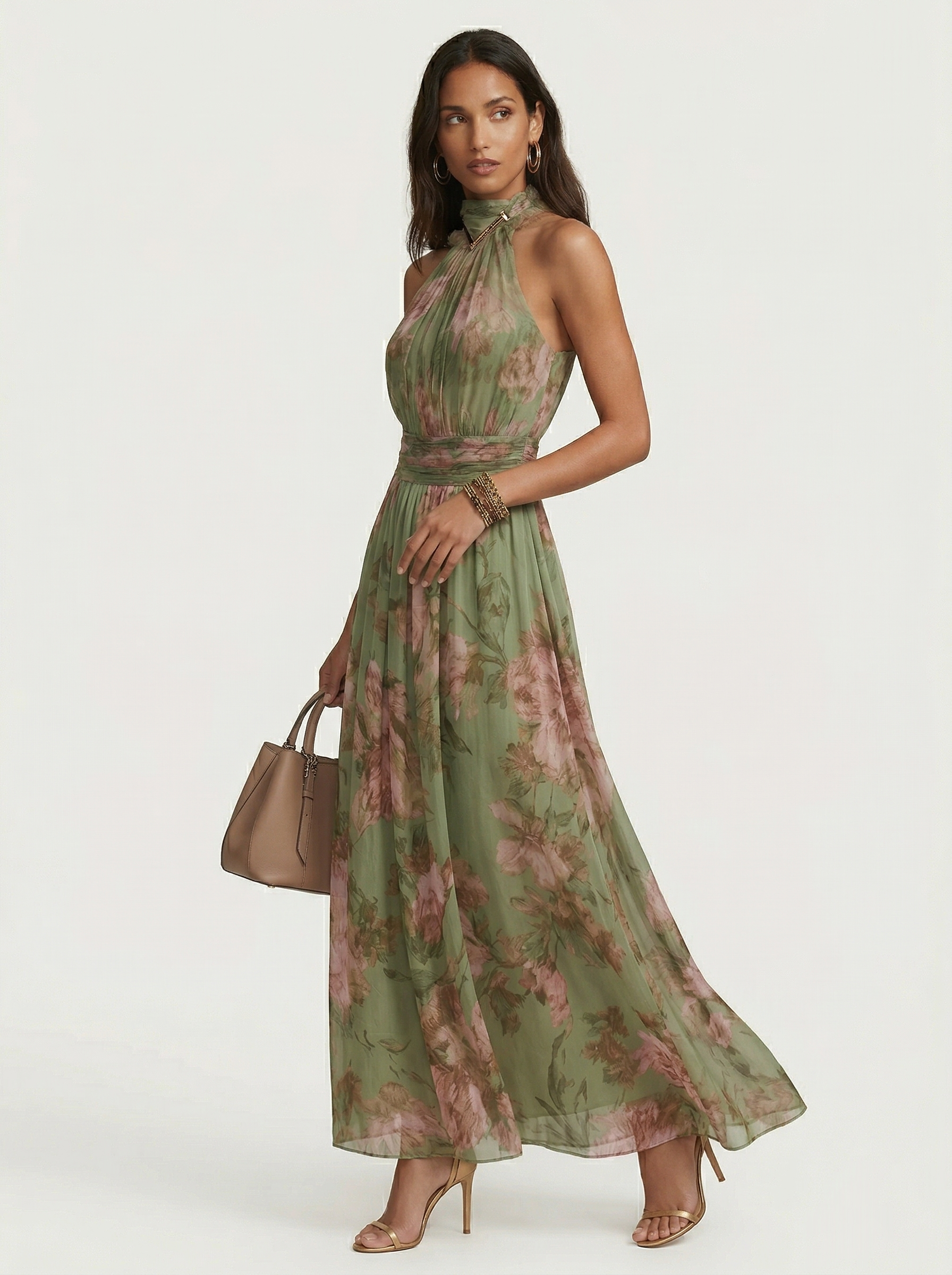 Olivia Valmont — Vestido Largo Floral | Colección Marbella 2026