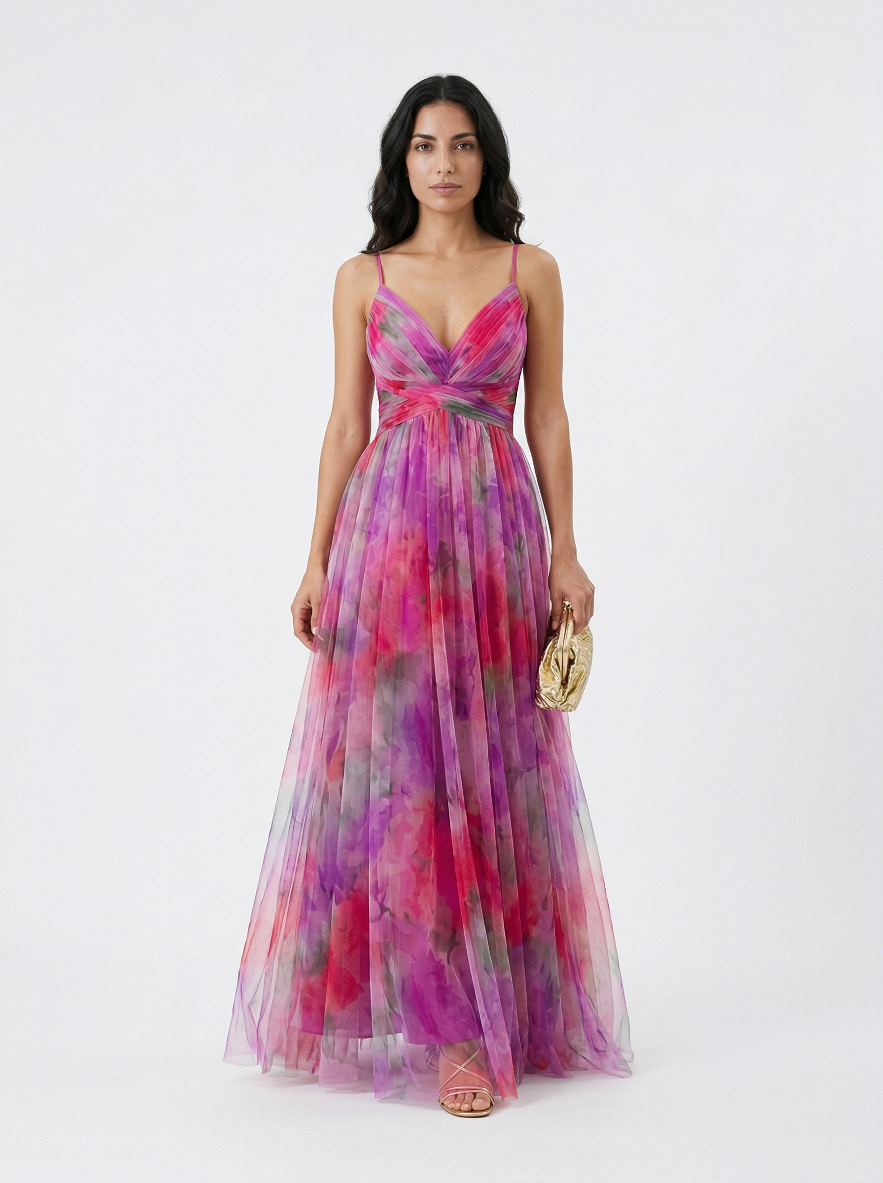 Lola Valmont — Vestido Largo Floral | Colección Marbella 2026