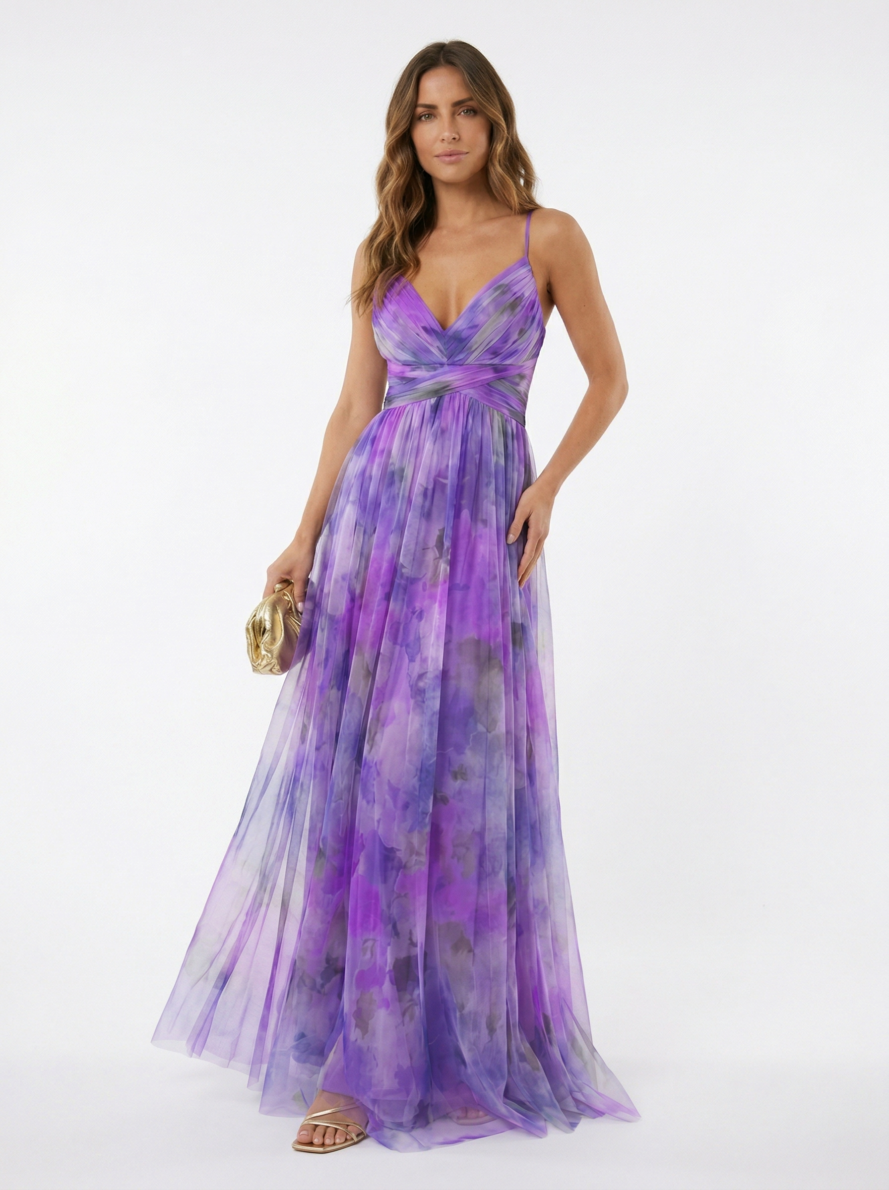 Lola Valmont — Vestido Largo Floral | Colección Marbella 2026