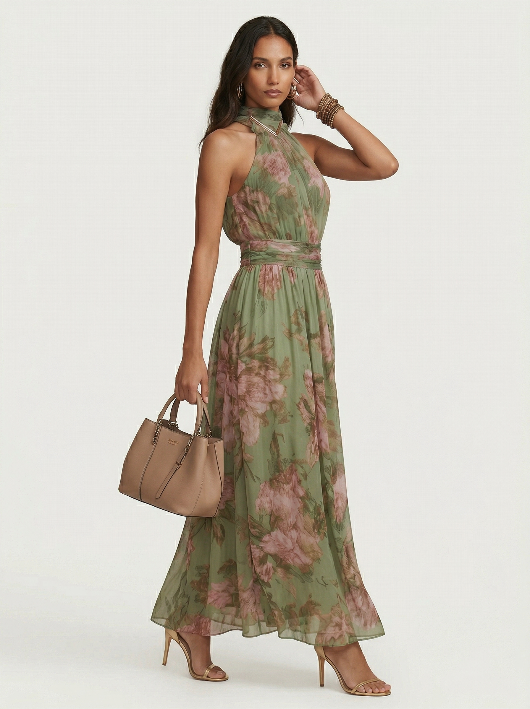 Olivia Valmont — Vestido Largo Floral | Colección Marbella 2026