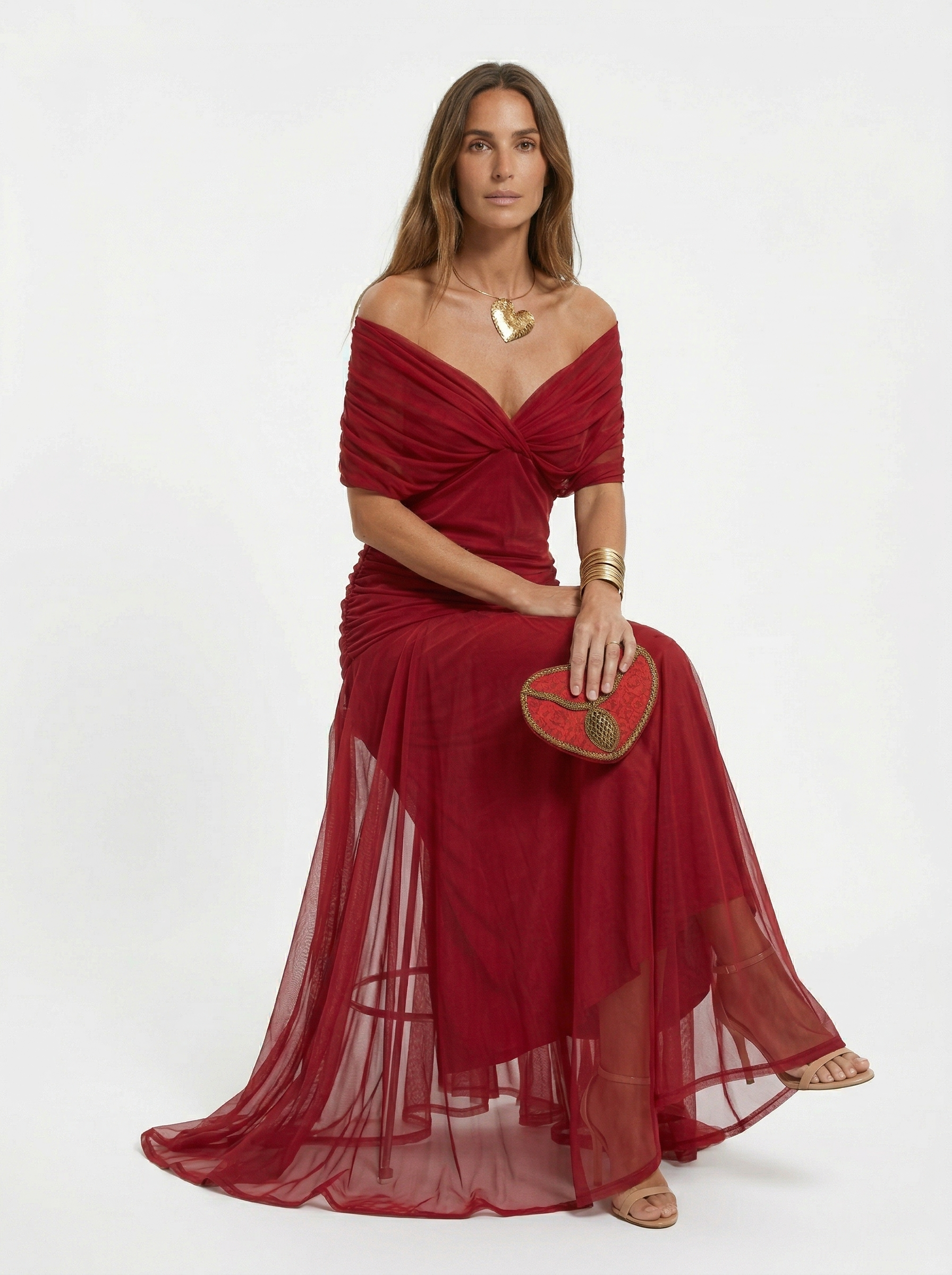 Nora Valmont — Vestido Largo Escote en V Edición Limitada | Sevilla