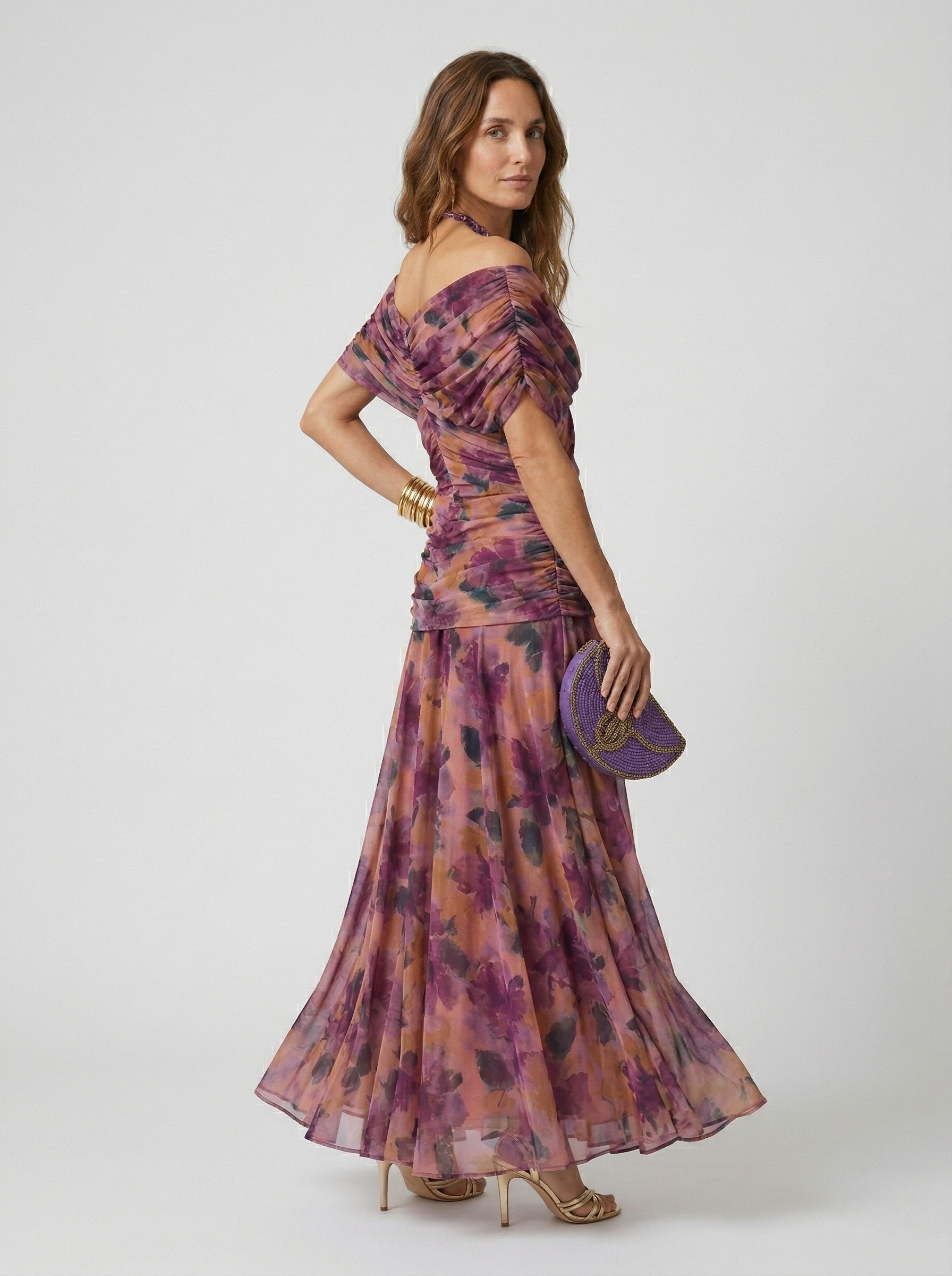 Nora Valmont — Vestido Largo Escote en V Edición Limitada | Sevilla