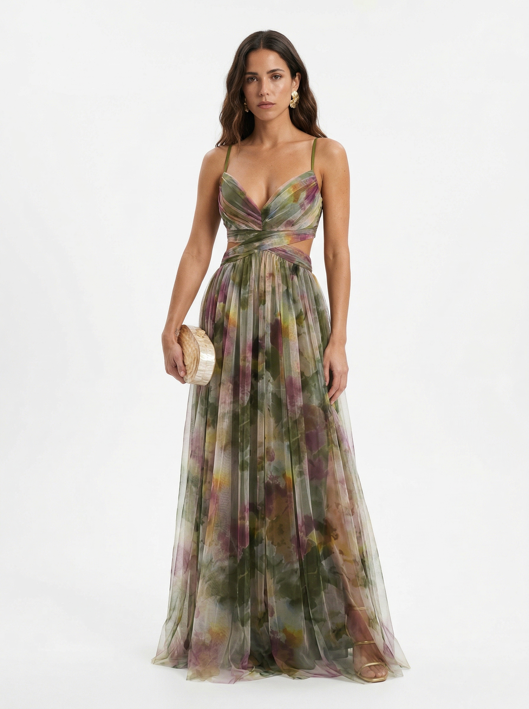 Lola Valmont — Vestido Largo Floral | Colección Marbella 2026
