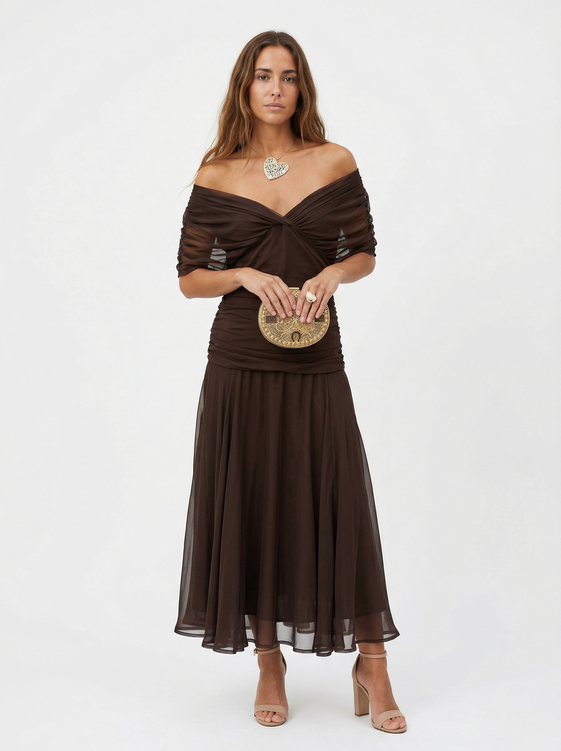 Nora Valmont — Vestido Largo Escote en V Edición Limitada | Sevilla