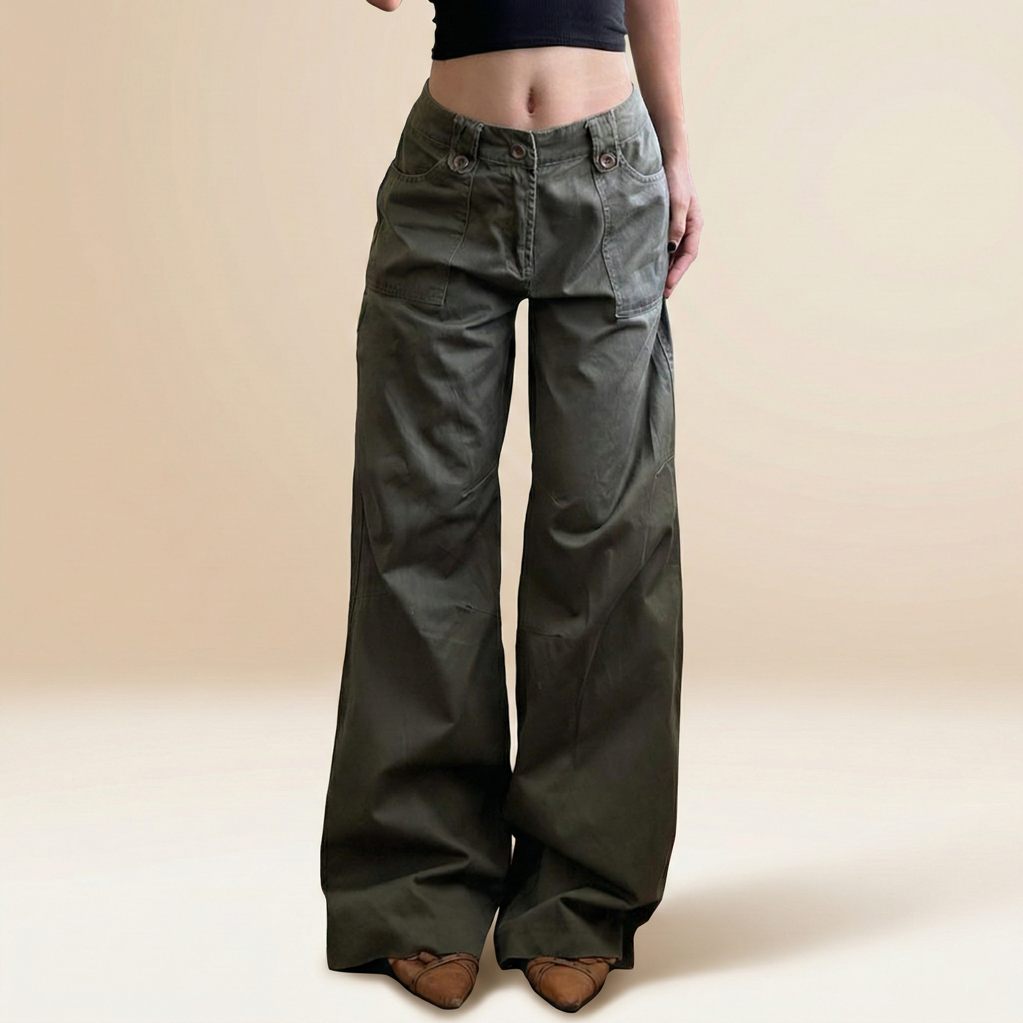 Urbana Valmont — Pantalón Cintura Alta Estilo Urbano | Mujer