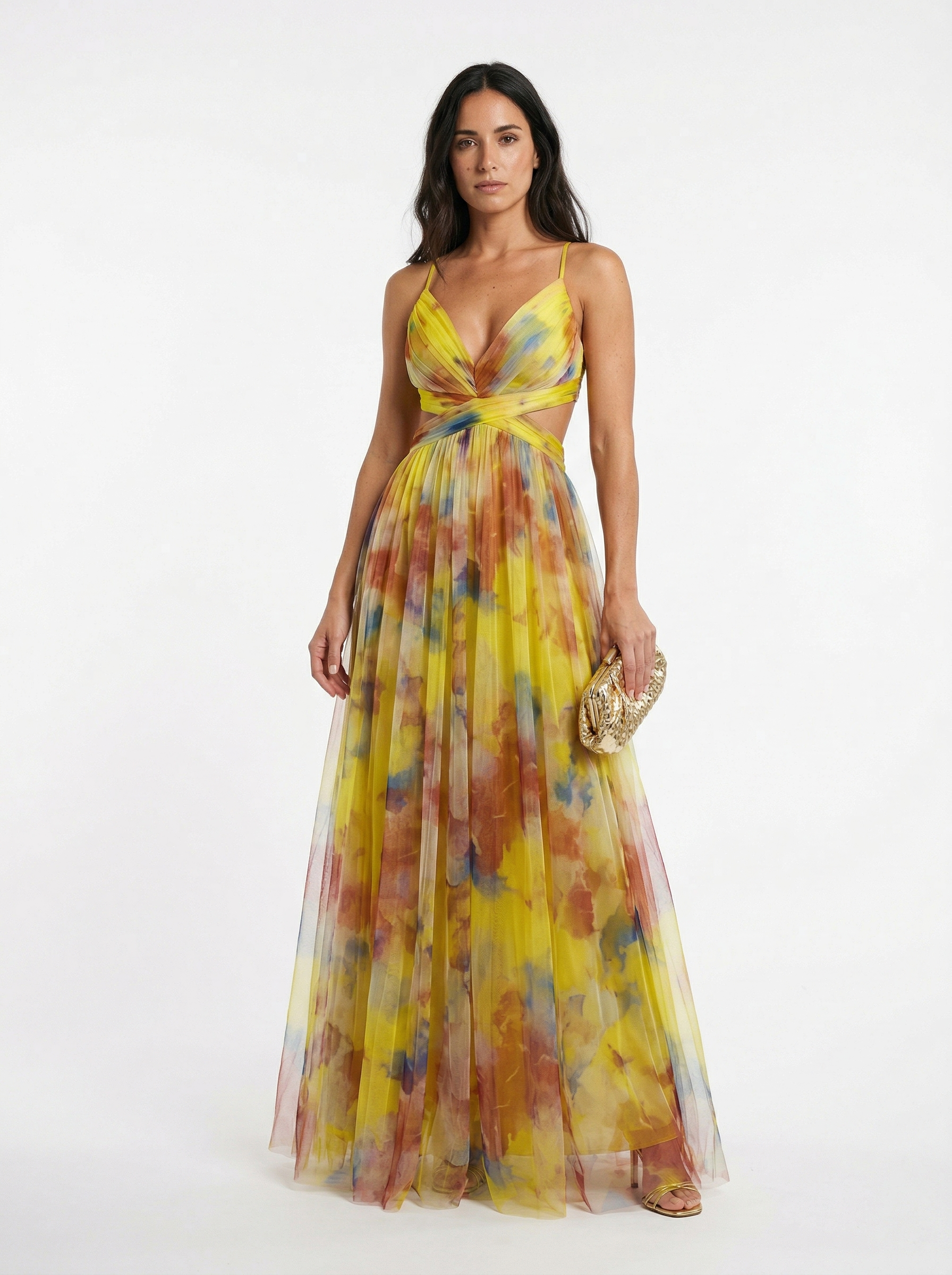 Lola Valmont — Vestido Largo Floral | Colección Marbella 2026