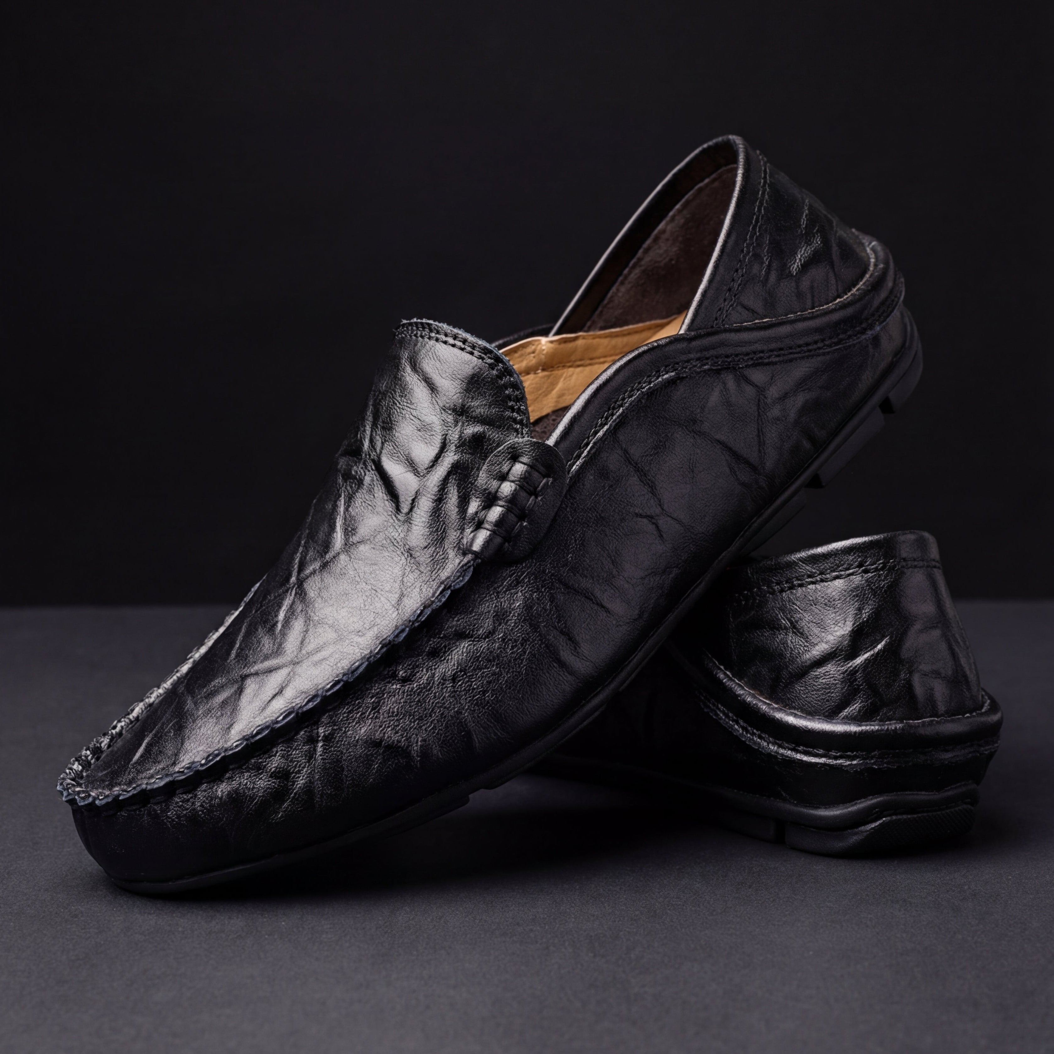 Mocasín Florence Valmont — Cuero Artesanal Premium | Beige, Azul Marino, Negro y Marrón