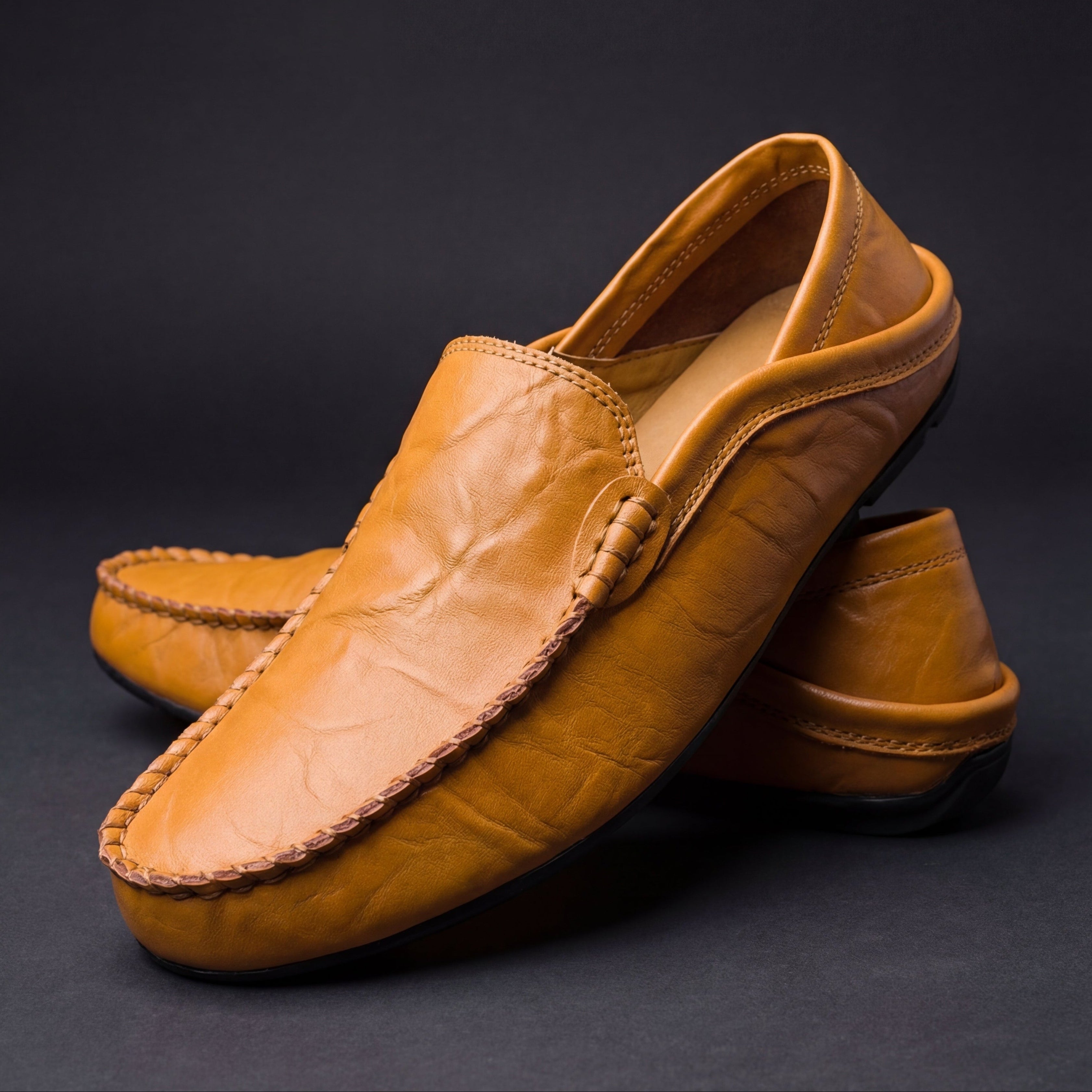 Mocasín Florence Valmont — Cuero Artesanal Premium | Beige, Azul Marino, Negro y Marrón