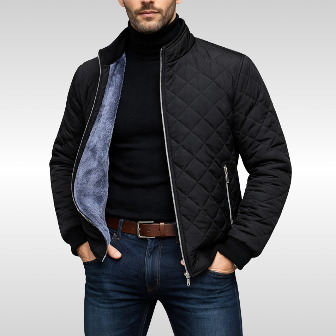 Chaquetas Liam Valmont — carácter en cada capa | Chaqueta Acolchada con Cremallera Elegante