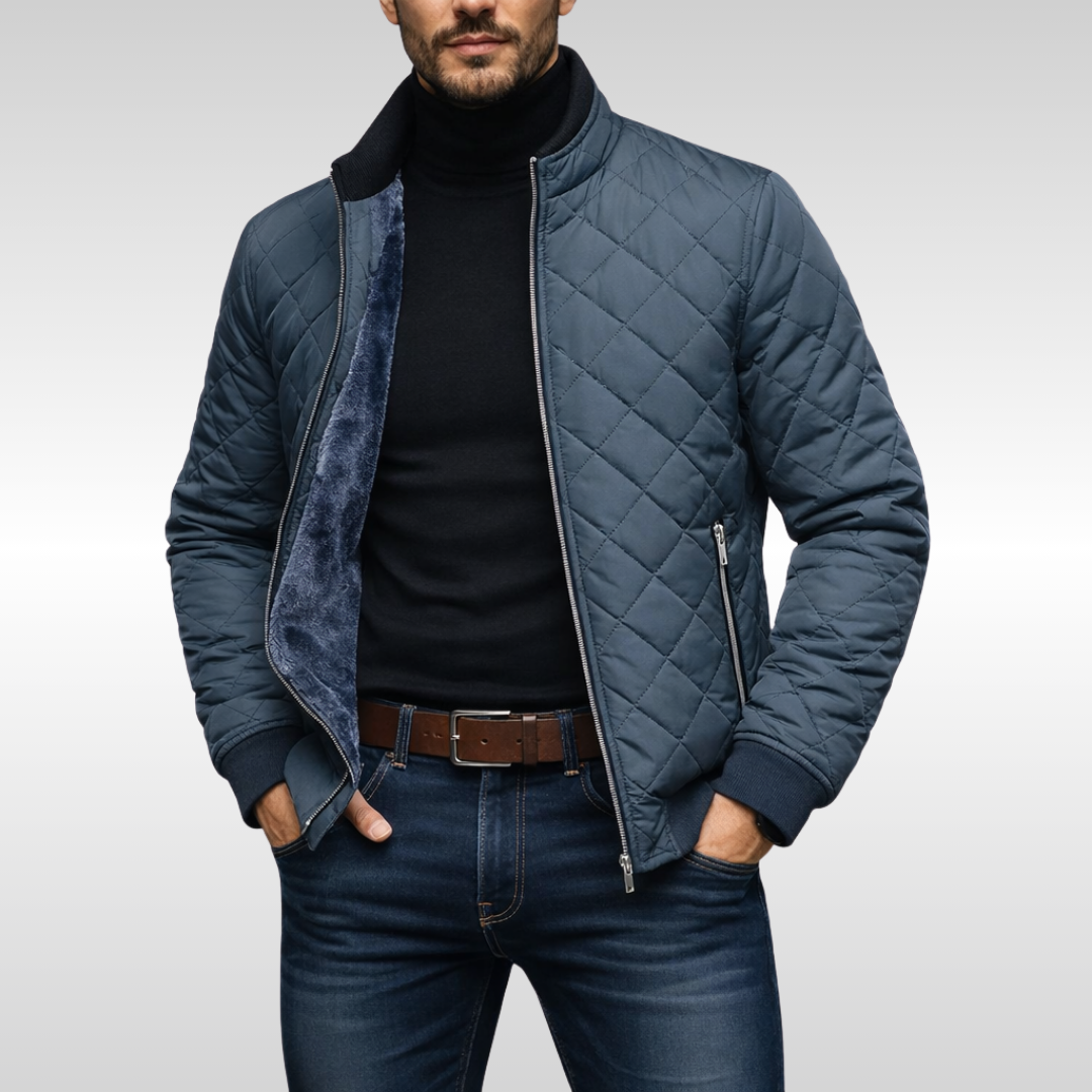 Chaquetas Liam Valmont — carácter en cada capa | Chaqueta Acolchada con Cremallera Elegante