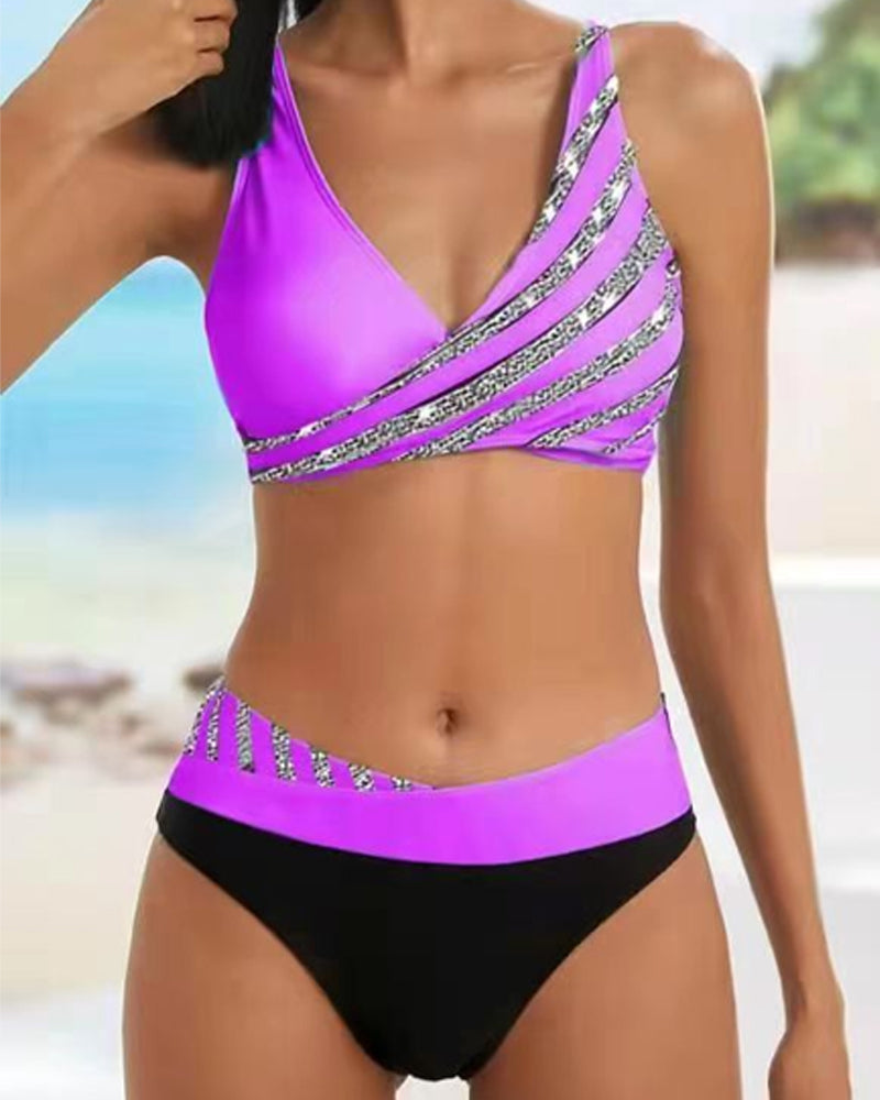 Bikinis Mona Valmont — confianza que brilla bajo el sol | Bikini Estampado Tonos Cálidos