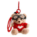 Red Sweater Bear Valmont — Charm Oso Peluche para Bolso | Hiver Chic