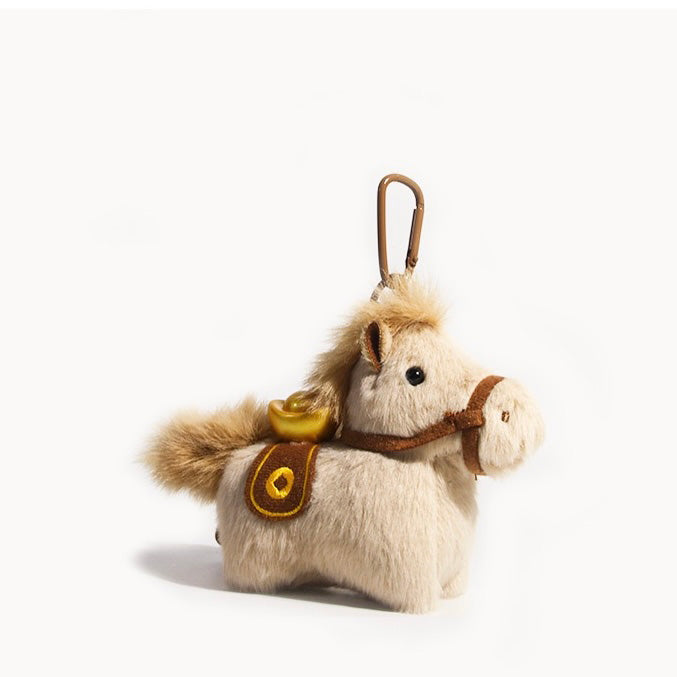 Pony Plush Valmont — Charm Pony Peluche para Bolso | Rêverie Luxe