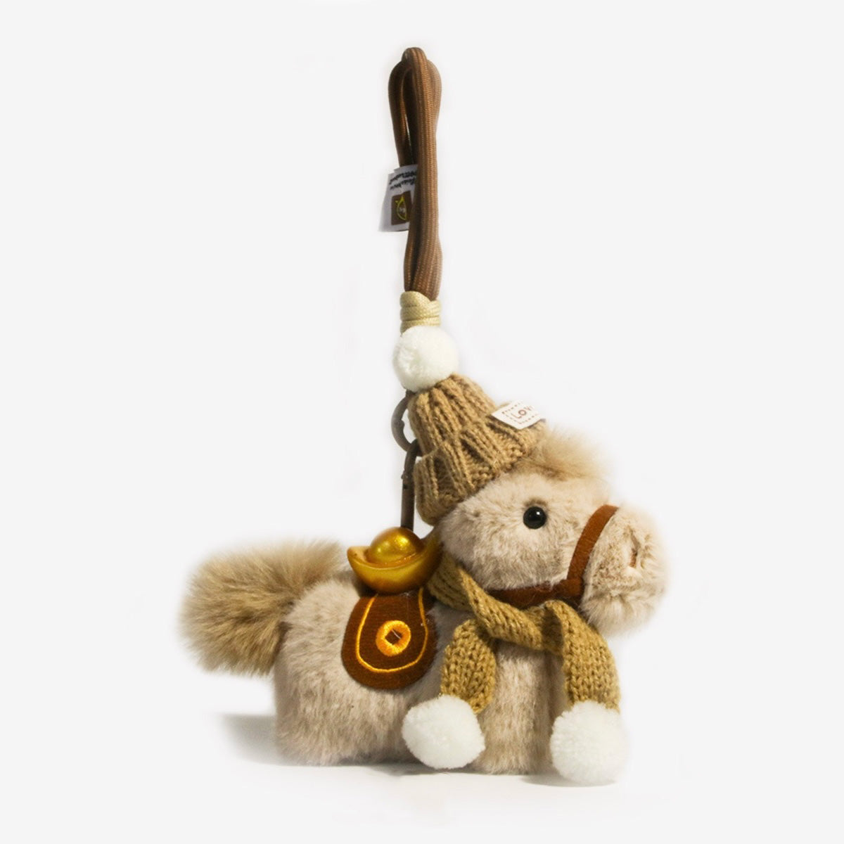 Pony Plush Valmont — Charm Pony Peluche para Bolso | Rêverie Luxe