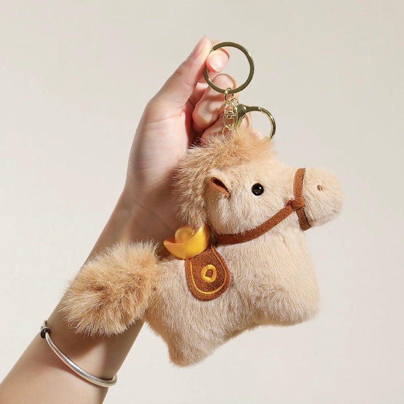Pony Plush Valmont — Charm Pony Peluche para Bolso | Rêverie Luxe