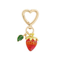 Golden Leaf Strawberry Valmont — Charm Fresa Hoja Dorada | Jardín de Oro