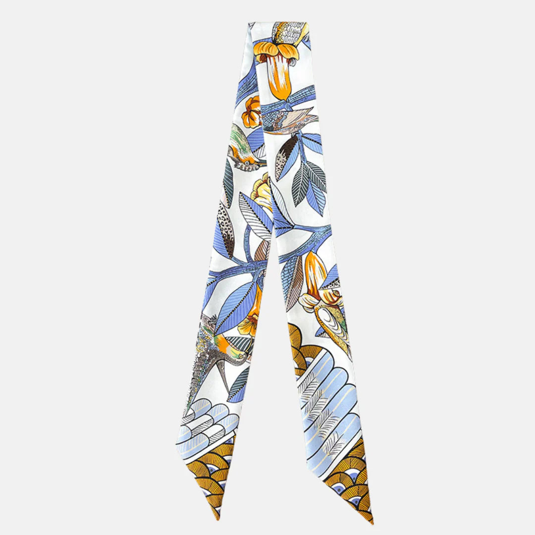 Cinta de Seda Valmont — Charm Seda para Bolso | Elegancia Pura