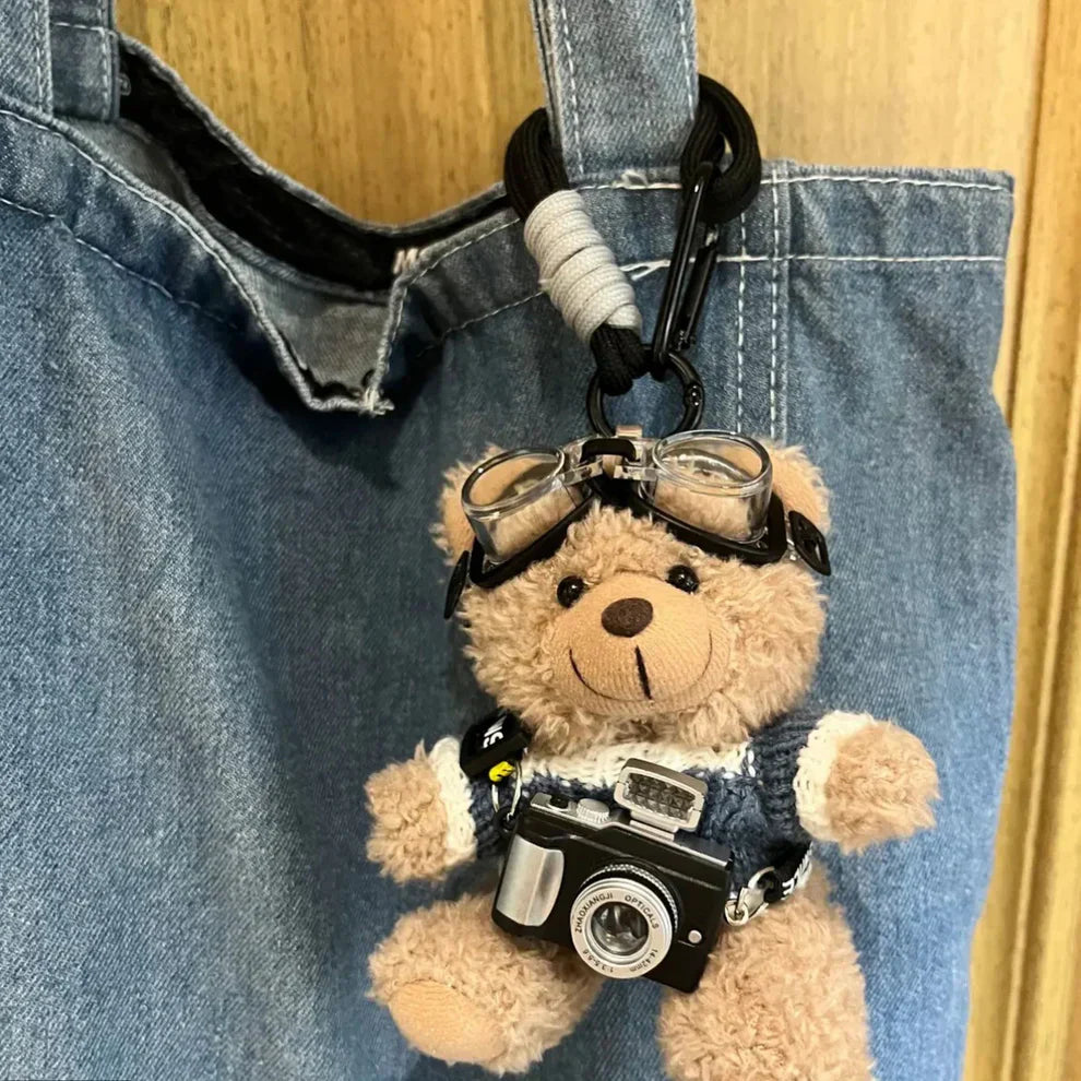 Teddy Bear Valmont — Charm Oso de Peluche para Bolso | Luxe Enfantin
