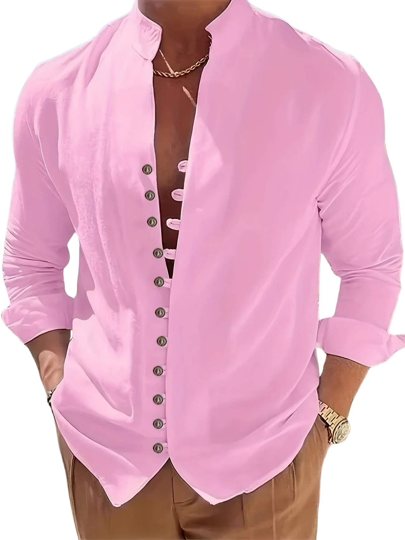 Camisa Coton Long Valmont — Distinción sin esfuerzo | Blanco