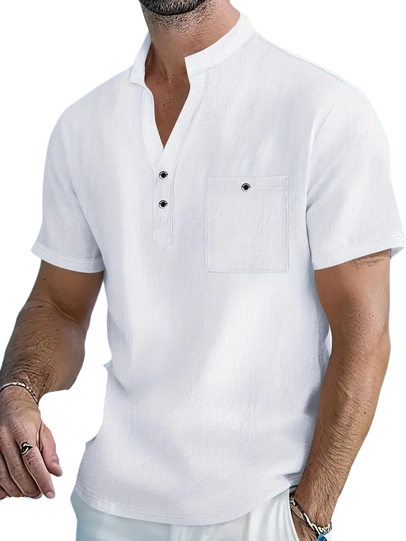 Camisa Summer Valmont — Distinción sin esfuerzo | Azul