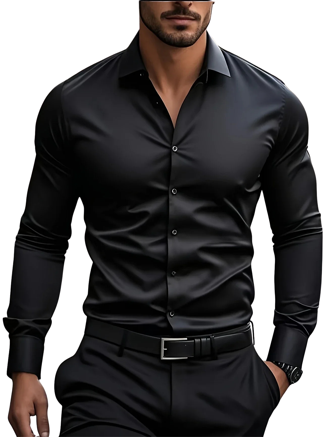 Camisa Élégante Valmont — Distinción sin esfuerzo | Blanco