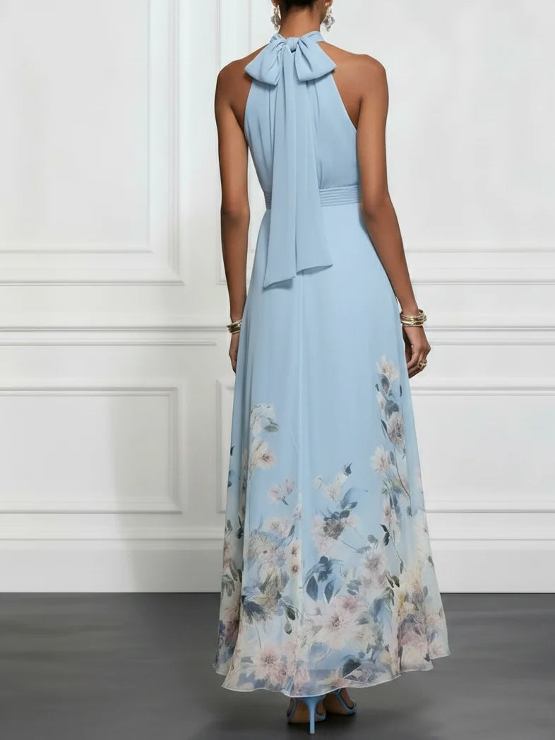 Vestido Célestine Valmont — Maxi Floral Elegante | Silueta A-Line