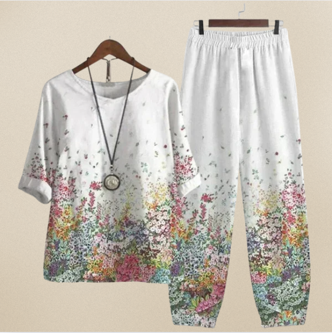 Conjunto Lilou Valmont — Camisa & Pantalón Chic Confort Mujer