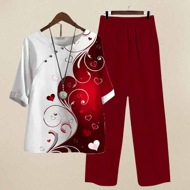 Conjunto Lilou Valmont — Camisa & Pantalón Chic Confort Mujer