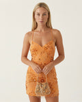 Ámbar Valmont — Vestido Corto Jardín | Aura Collection