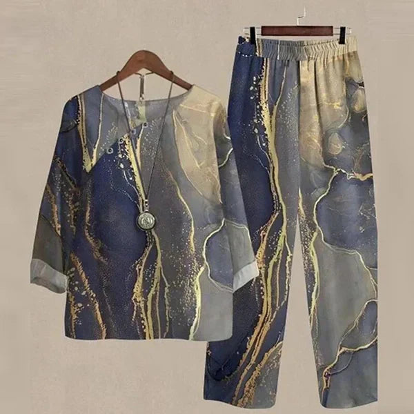 Conjunto Lilou Valmont — Camisa & Pantalón Chic Confort Mujer