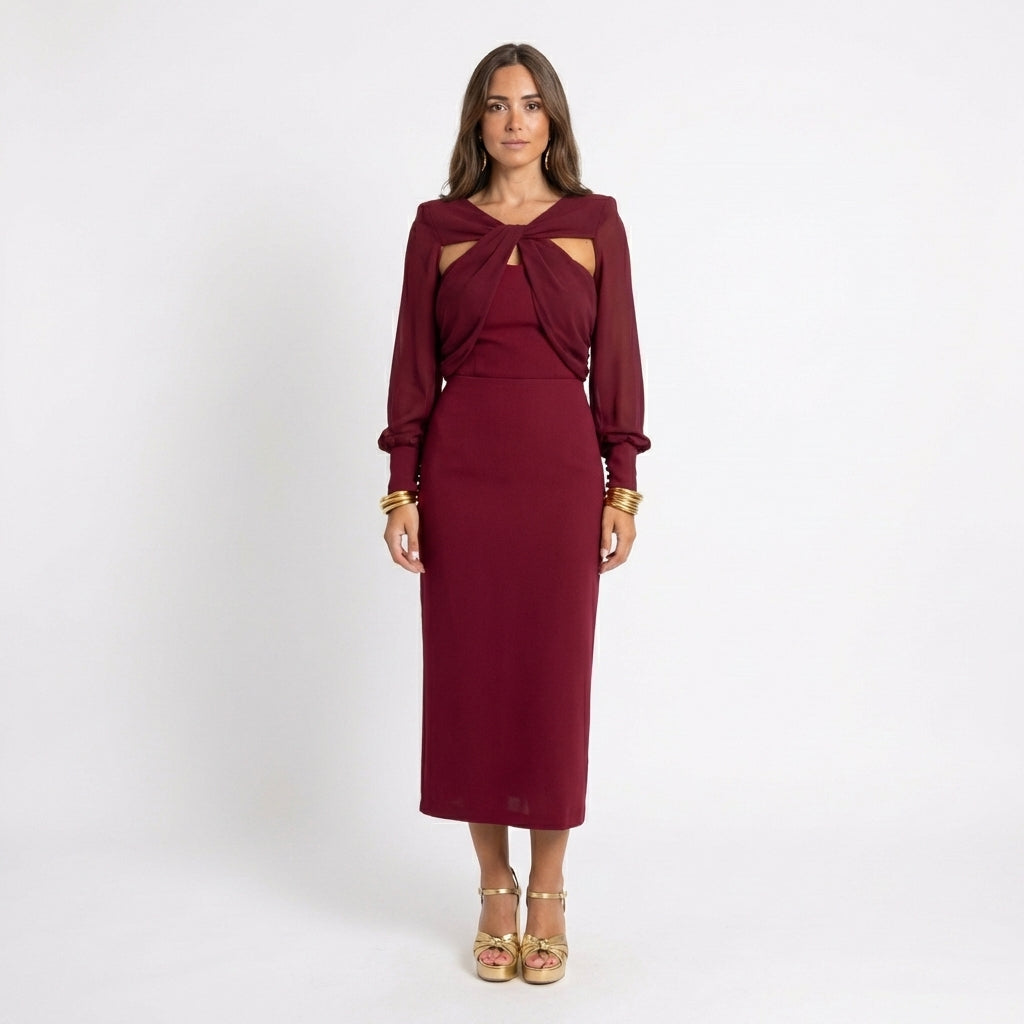 Vestido Daci Valmont — Elegancia irresistible | Dorado