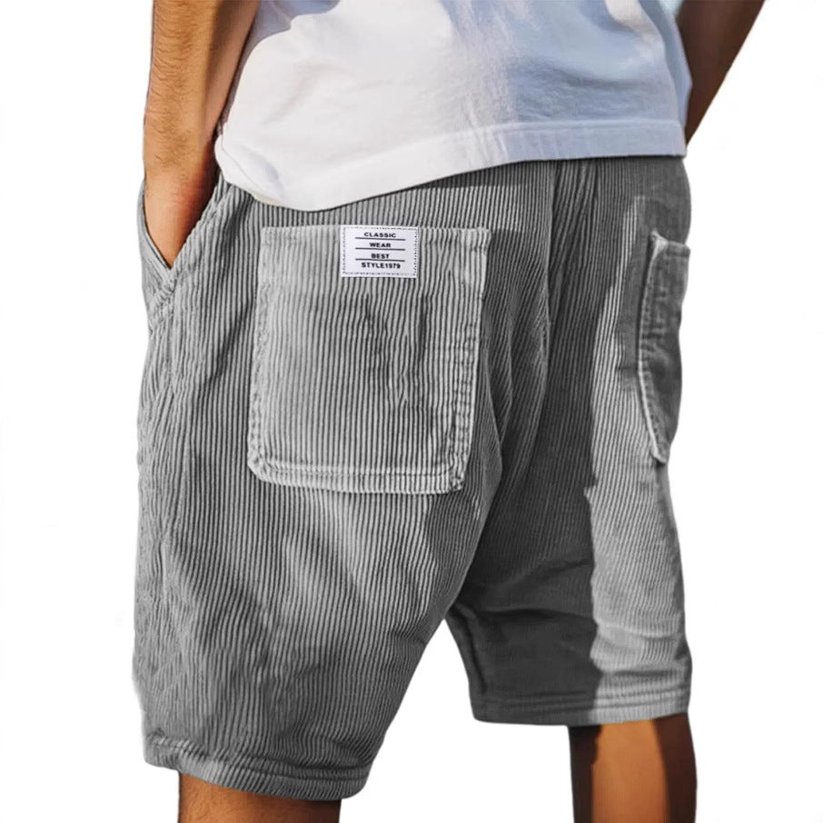 Short Edouard Valmont — Terciopelo Chic | Gris, Kaki, Azul, Verde, Negro y Verde Oscuro