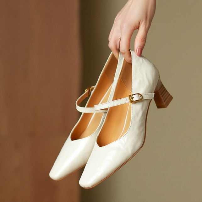 Mary Jane Orvane Valmont — Cuero Premium Vintage Revisitado | 4 Colores