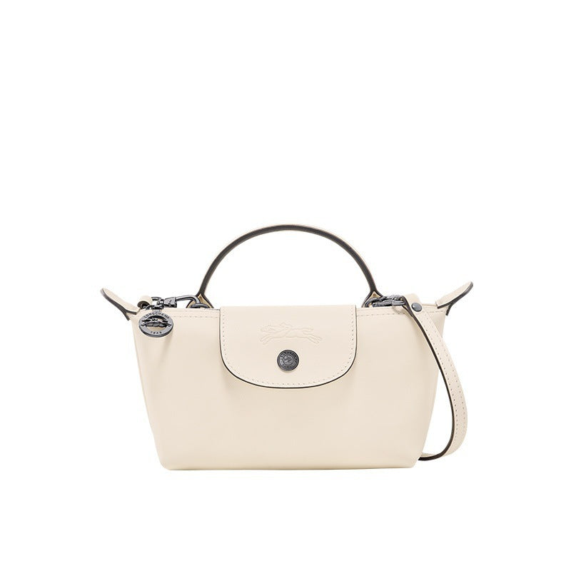 Parisien Valmont — Mini Bolso Piel Blanco | Blanc Absolu
