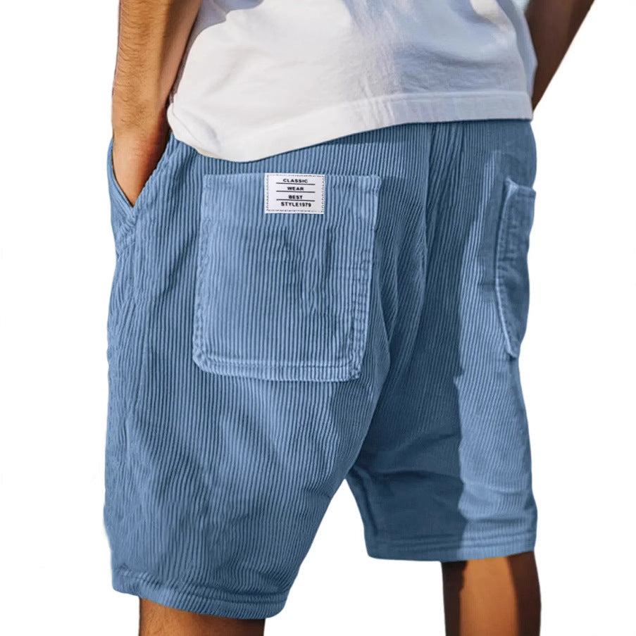 Short Edouard Valmont — Terciopelo Chic | Gris, Kaki, Azul, Verde, Negro y Verde Oscuro