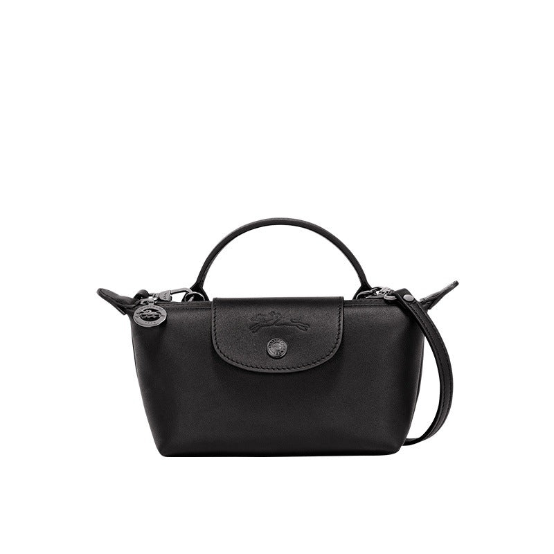 Parisien Valmont — Mini Bolso Piel Negro | Noir Parisien