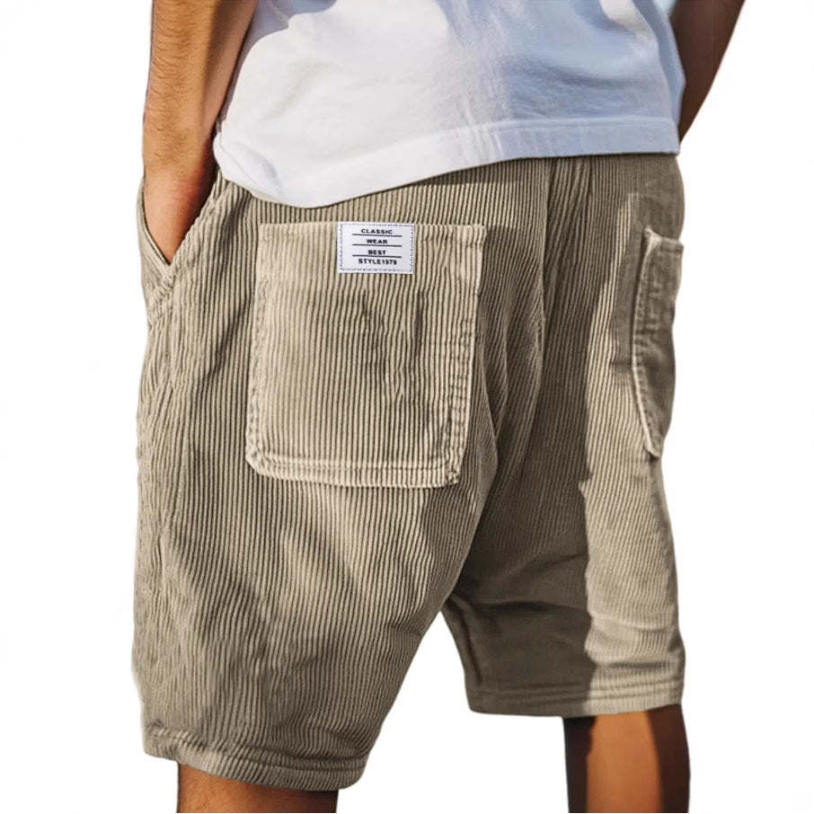 Short Edouard Valmont — Terciopelo Chic | Gris, Kaki, Azul, Verde, Negro y Verde Oscuro