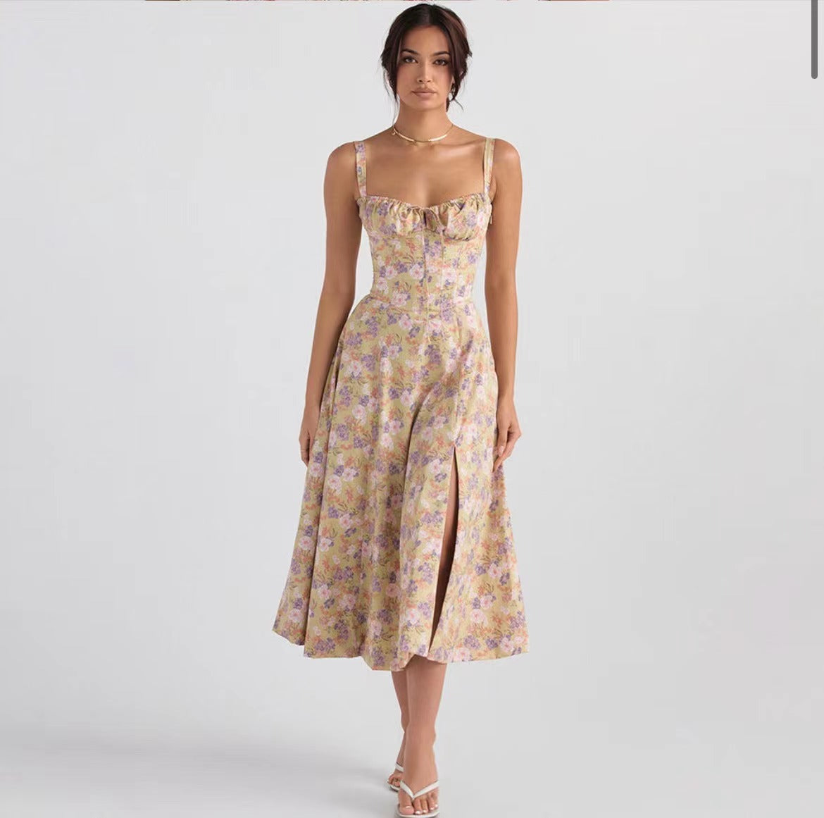 Lucie Valmont — Vestido Mediterráneo | Brisa del Sur