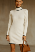 Fine Côte Valmont — Vestido Jersey Canalé Fino | LIQUIDACIÓN
