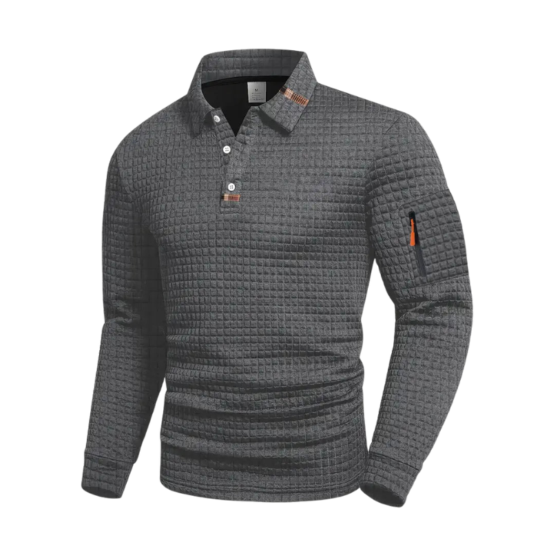 Polo Luxe Valmont — Distinción sin esfuerzo | Azul