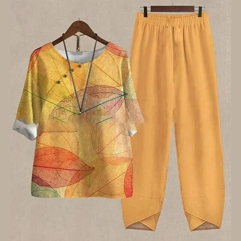 Conjunto Lilou Valmont — Camisa & Pantalón Chic Confort Mujer