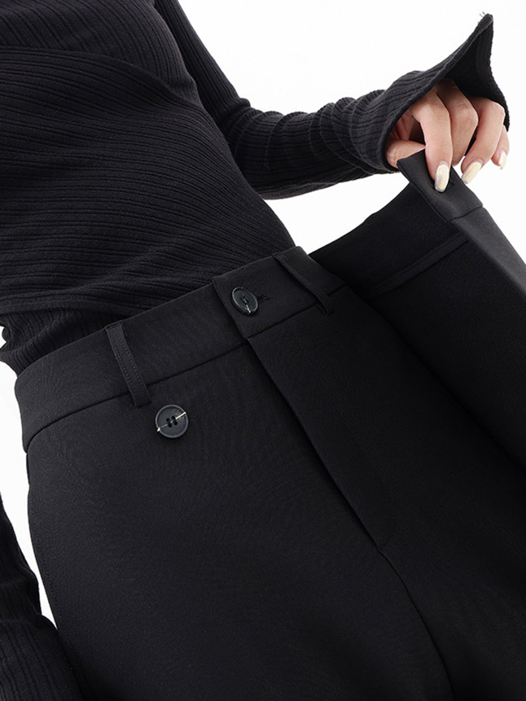 Pantalón Comfort Valmont — Elegancia irresistible | Negro