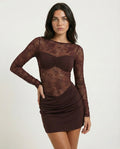 Mokka Valmont — Vestido Aura Caramelo | Aura Collection